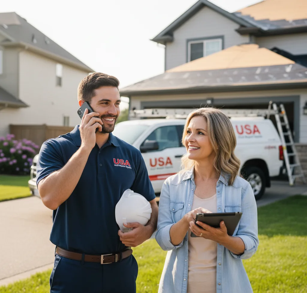USA Roof Repair Experts customer support in Lititz